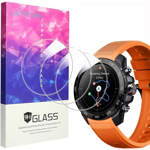 Kalanka-3 Pièces Protection Écran Compatible Avec Mibro Gs Explorer S 1.32'' Pouces Smart Watch Verre Trempé,Protecteur D'écran Verre Trempé Pour Mibro Gs Explorer S (3packs)