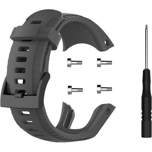 Kalanka-Bracelet Compatible Avec Suunto 5, Bracelet En Silicone, Bracelet De Remplacement, Bracelet De Montre En Silicone, Design Classique Et Chic, Idéal Pour Un Usage Quotidien