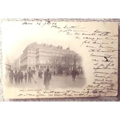 Carte Postale Ancienne Paris - Théâtre Français