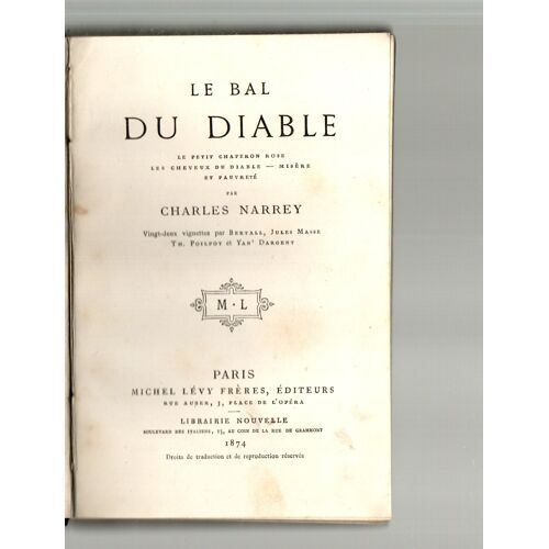 Narrey, Le Bal Du Diable