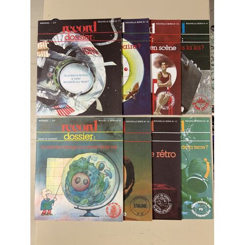Rare ! Lot De 18 Magazines Record (Nouvelle Série) 1973-1974 - Collection Complète Vintage