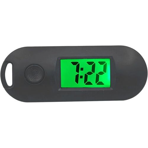 Kalanka-Montre Porte-Clés Étudiant Montre Électronique Numérique Montre De Poche De Test Silencieux Montre De Poche En Verre À Transmission De Lumière Élevée (Noir)