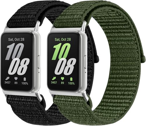 Kalanka-Bracelets Compatible Avec Samsung Galaxy Fit 3 Bracelets Pour Femmes Hommes, Bracelet De Sport Remplacemen En Nylon Pour Samsung Galaxy Fit 3