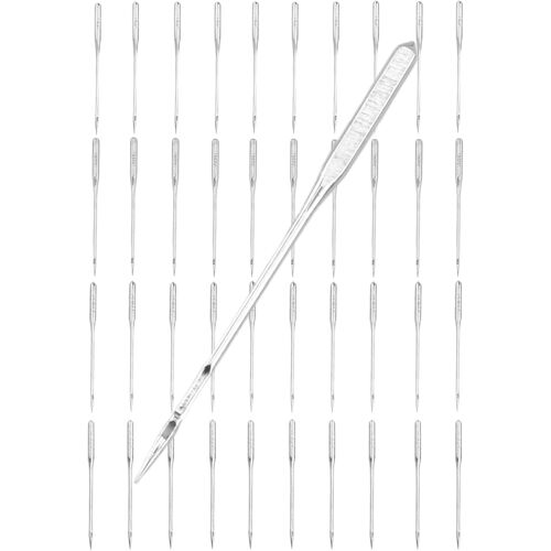KALANKA-Aiguilles Machine à Coudre, aiguille machine a coudre, 40pcs Aiguilles Universelles, 4 Tailles 80/12 90/14 100/16 110/18, pour Singer, Brother, Janome