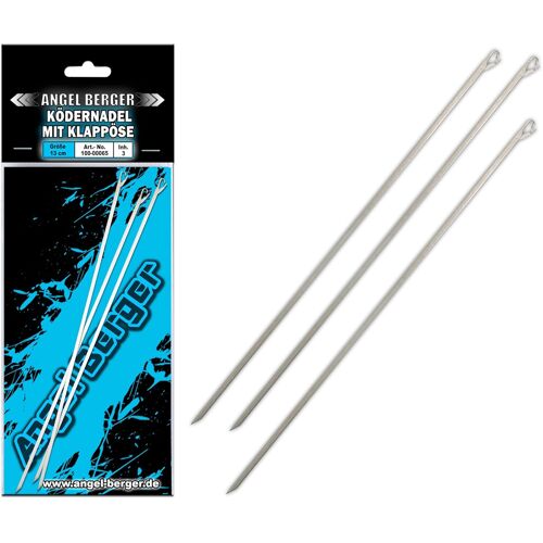 KALANKA-Lot de 3 aiguilles à appât avec ?illet rabattable - Outil de pêche