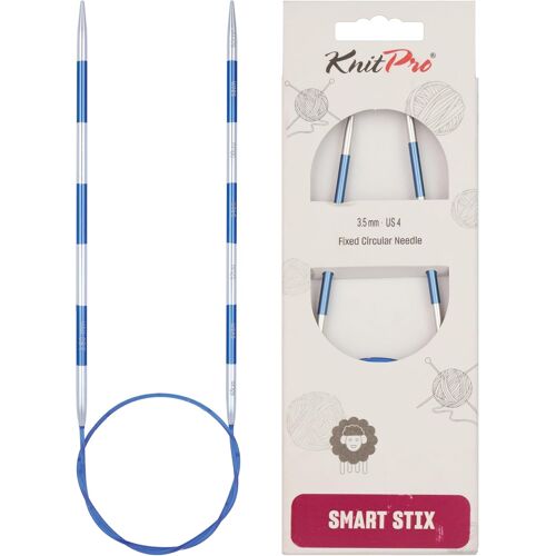 KALANKA-42067 SmartStix Aiguille à tricoter circulaire, métal, Multicolourede, 60 cm, 3,5 mm, Coloré