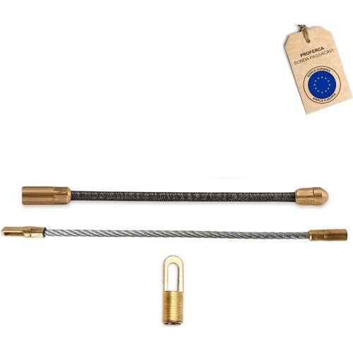 KALANKA-Kit d'accessoires Aiguille Electricien Guide-câbles | Filetage universel M5 | Guides de 4,5 mm | 2 têtes flexibles | 1 anneau d'extrémité