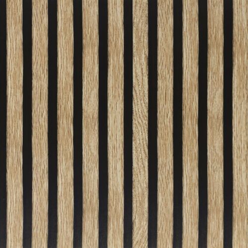 KALANKA-Arthome Papier Peint aspect bois 44cmx3m Auto Adhésif Amovible Autocollant Film Vinyle Décoratif Noir Brun Panneaux muraux en bois Revêtement mural pour meubles