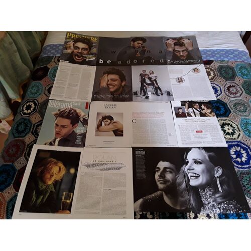 Xavier Dolan : Lot De Coupures De Presse D'Origine France