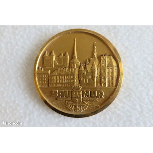 Ancienne Médaille Bronze Ville De Saumur/4a