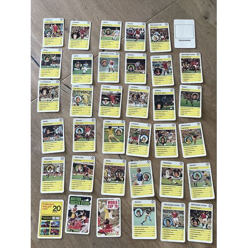 Top Trumps British Soccer Stars 1978