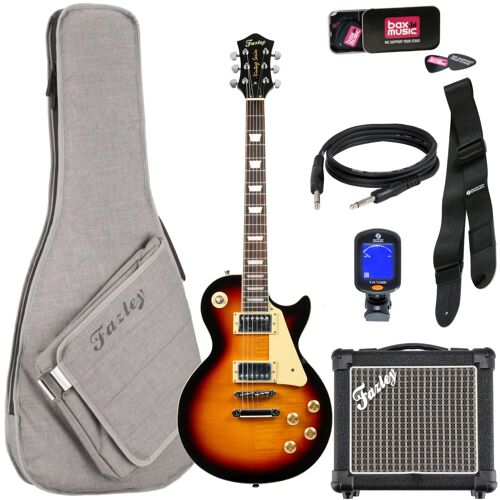 Fazley Vintage Series Flp318 Sunburst Pack Débutant Guitare Électrique