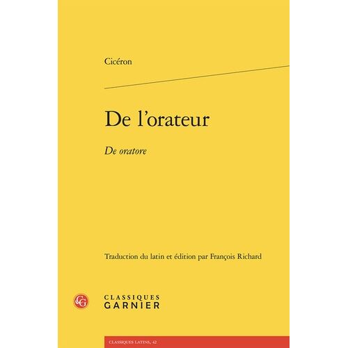 De L'orateur - De Oratore