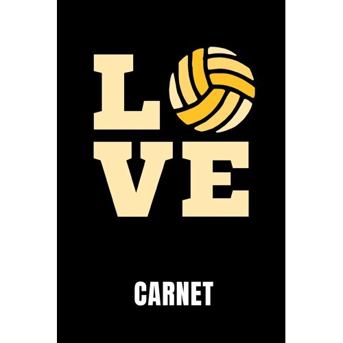 Kalanka-Love Carnet: Idée Cadeau Pour Les Joueurs De Volley-Ball | Cahier De 110 Pages Lignées | Format 6x9 Din A5 | Couverture Souple Mat |