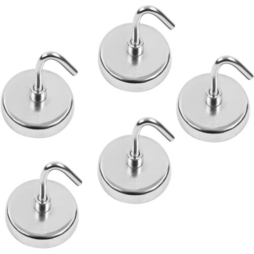 KALANKA-5 Crochets Magnétiques 35 mm - Aimant puissant porte outils pour cuisine, bureau, salle de bains, garage, outils