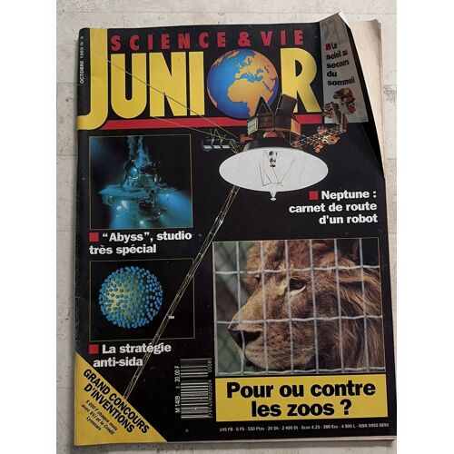 Science & Vie Juniors - N°8 - Octobre 1989 - 