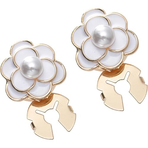 Kalanka-2 Pcs Couvercles Boutons Élégants Housses Smoking Décoratives Bouton Amovible Chemise Clips Têtes Bijoux Alliage Cufflinks Boutons Manchette L'artisanat Vêtements Femmes