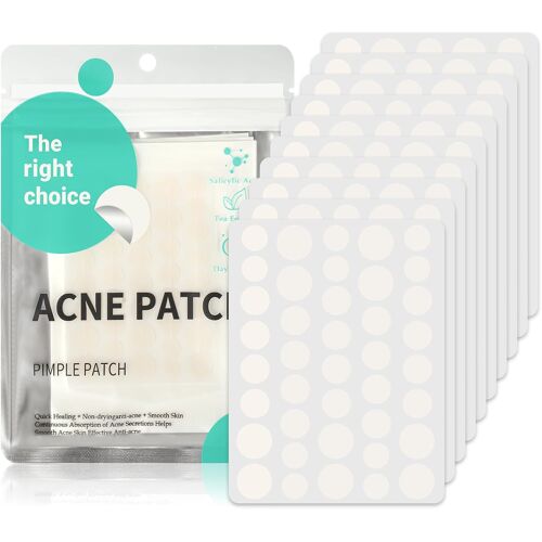 Kalanka-Patch Bouton 200 Patchs ¿ Pimple Patch Invisible Jour & Nuit, Patch Anti-Acné Hydrokolloïde, Sans Parfum, Végan, Pour Peaux Sensibles 