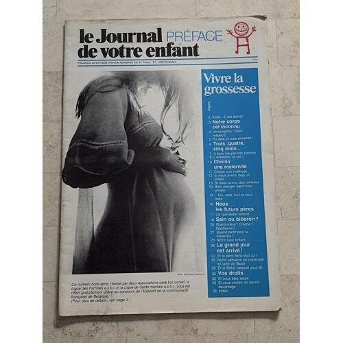 Le Journal De Votre Enfant - Vivre La Grossesse - 