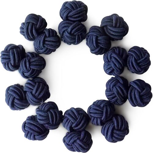 Kalanka-5 Paires Bouton De Manchette Noeuds De Soie Pour Homme/Femme Chemise/Robes Avec Boîte