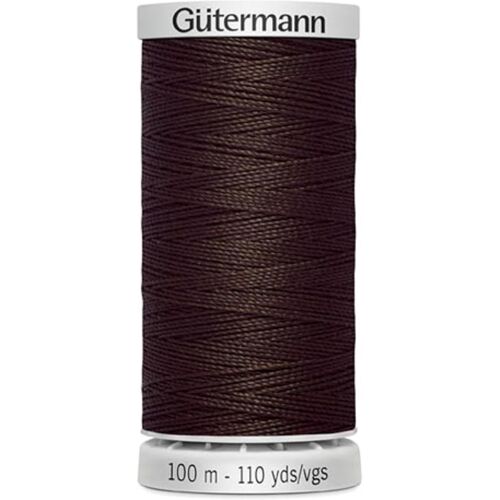 Kalanka-Gütermann Fil M782 Fil À Coudre Extra Résistant En Polyester 100 M Pour Machine À Coudre Pour Toutes Les Coutures Très Sollicitées (Marron Foncé 696)