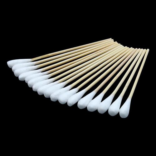 Kalanka-Lot De 100 Cotons-Tiges Médicaux De 15 Cm De Long Avec Poignée En Bois Pour Le Nettoyage, Le Soin Des Plaies, Le Polissage De Bijoux 