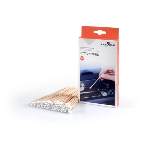 KALANKA-578902 Cotton Buds Cotons-Tiges Longs Spécial Nettoyage Accès Difficiles Matériels Informatiques Sachet de 100