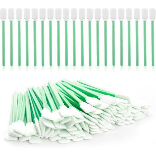 KALANKA-100pcs Mousse écouvillon en Mousse jetables Mini bâtonnets de Nettoyage avec Pointe Cotons-tiges en Mousse,Tampons de Nettoyage Antistatiques et sans Poussière, pour Électronique et Optique