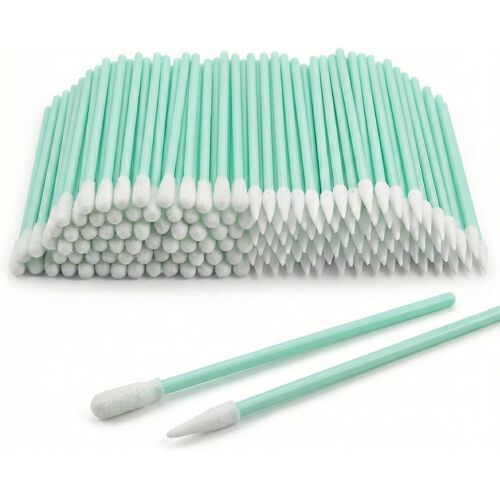 Kalanka-Kit De 200 Écouvillons De Nettoyage, 100 Tiges Rondes Et 100 Pointues, Coton-Tige Sans Poussière Pour Appareil Photo, Électronique, Clavier Et Capteurs De Précision 