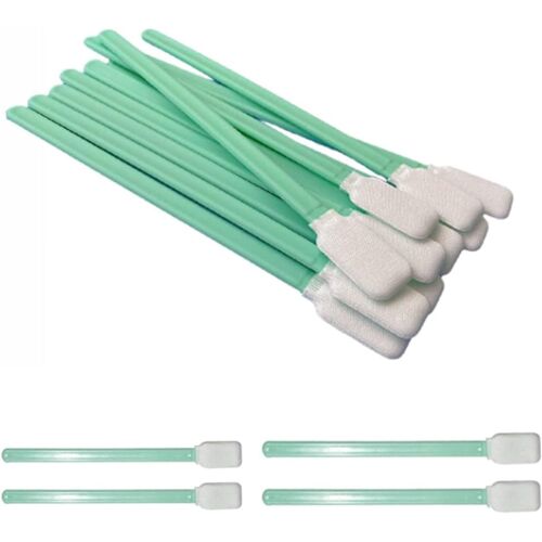 Kalanka-100 Pièces Écouvillons De Nettoyage,Kit Nettoyage Appareil Photo, Coton Tige Camera-Mousse Nettoyage Coton Tige,Kits D'écouvillons En Mousse Pour Appareil Photo,Imprimante À Jet D'encre 