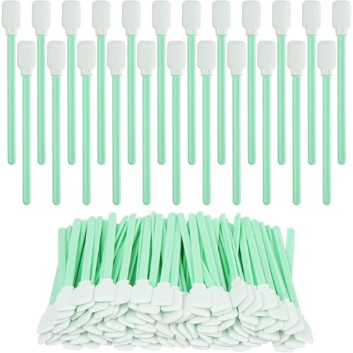 Kalanka-Écouvillons De Nettoyage,100 Pcs Mousse Pour Appareil Photo Lentilles Optiques Imprimantes À Jet D'encre Coton Tiges Réutilisables Bâtonnets Nettoyants Pour Détails De Voiture 