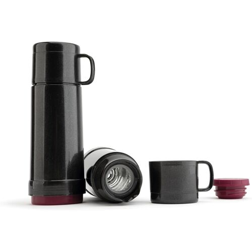 Kalanka-Hogar Hter2100 Bouteille Isotherme À Double Paroi, Grande Isolation, Sans Bpa, Légère, Fermeture Hermétique, Sans Odeur Ni Goût, Couvercle À Utiliser Comme Gobelet, 1 L