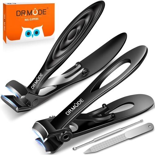 Kalanka-Coupe Ongle, Tête Angulaire Coupe Ongles Pied Professionnel Pour Ongles Épais Avec Attrape-Ongles, Large Nail Clipper Pinces À Ongles Pour Hommes Et Femmes