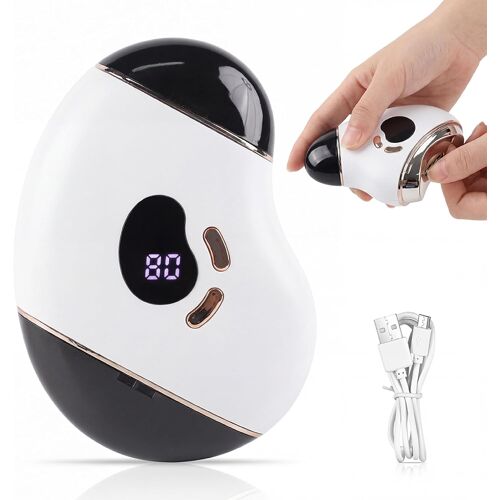 Kalanka-Coupe Ongle Electrique, Coupe Ongles Electrique, 2 En 1 Coupe-Ongles Électrique Avec 2 Vitesses, Rechargeable Automatique Coupe-Ongles Pour Enfants, Adultes, Personnes Âgées (Blanc) 