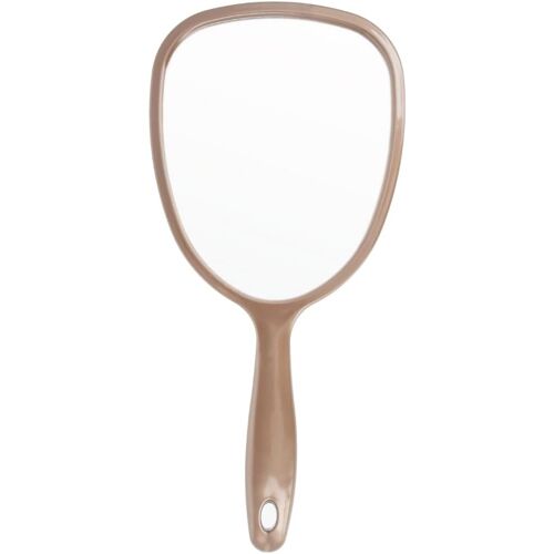 Kalanka-Parsa Beauty Miroir A Main Ovale 14,5 X 11,5 Cm (Champagne) ¿ Miroir Salle De Bain Avec Poignée Au Design Ergonomique ¿ Miroir Pratique Pour Coiffure Et Soins Du Visage 
