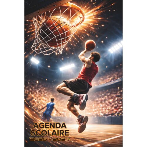 Kalanka-Agenda Scolaire 2026-2027 ¿ Garçons ¿ Basket-Ball, Journalier A5: 1 Jour Par Page | Organisation Collégiens Et Lycéens | Couverture Basket-Ball | Planner A5 Pratique Et Complet.