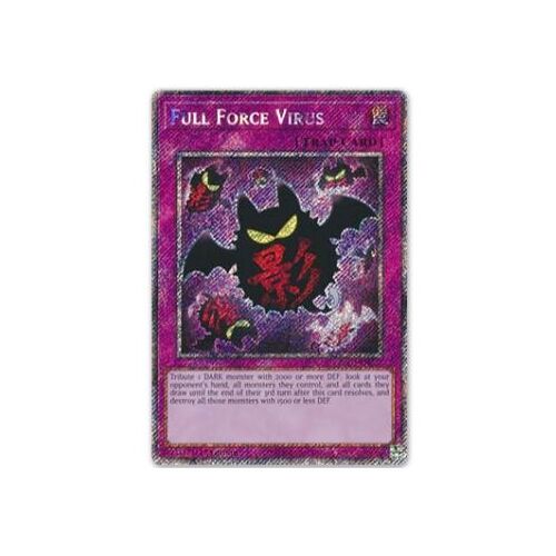 Yu Gi Oh Ra03 Fr267 Virus Force Maximum Platinum