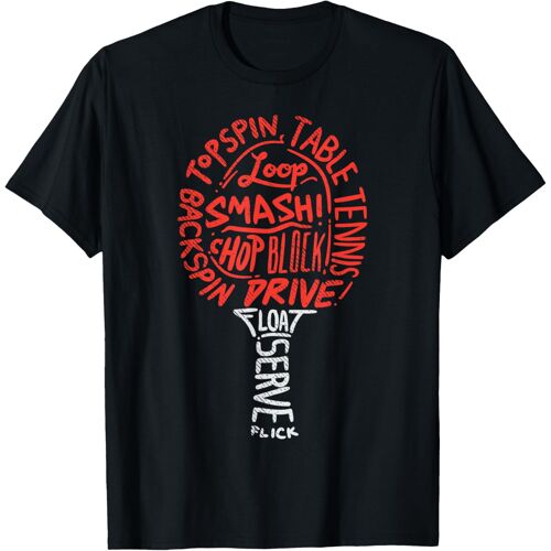 Kalanka-Table Tennis Paddle Words Ping Pong Player Champion Gift T-Shirt