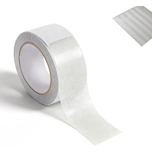 KALANKA-Ruban antidérapant Solide, Bandes adhésives antidérapantes pour escaliers, marches et revêtements de Sol, Autocollant Transparent résistant (5cm x 5m)