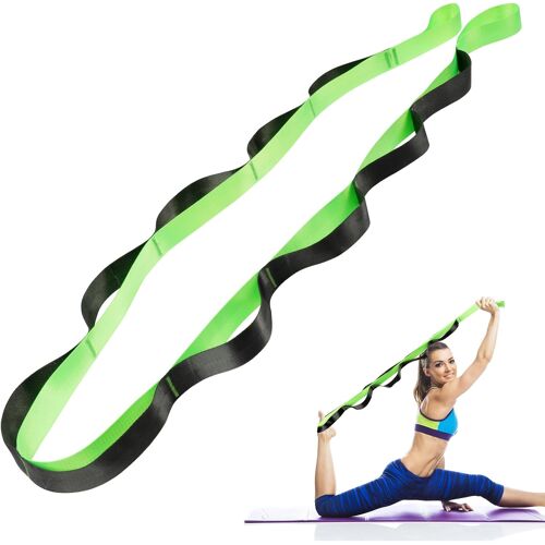 Kalanka-Sangle De Yoga, Étireur De Fascia De Yoga, Sangle D'exercice, Jambes Ceinture D'étirement Des Ligaments, Sangle De Yoga Elastique Pour Yoga, Fitness, Pilates