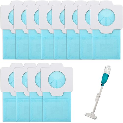 KALANKA-12 Pièces Sacs Aspirateur pour Makita DCL182 CL107 CL072 CL102 BCL142 BCL182 DCL142 DCL184 DCL282 DCL285 4093D 4073D 4072D 4076D Sacs Papier Filtre de Rechange pour Aspirateurs Makita Sans Fi