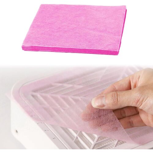 Kalanka-200 Pièces Feuille De Filtre De Collecte De Poussière,Feuilles De Papier Filtrant Jetable Pour Collecteur De Poussière D'ongles,Feuilles De Papier Portable,Pour Salon De Manucure,Accessoires