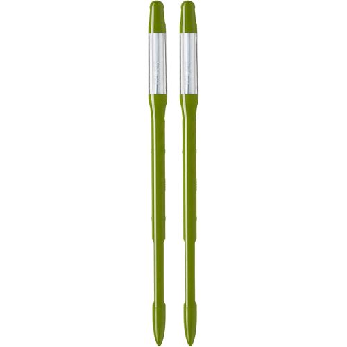 KALANKA-SUSTEE Lot de 2 indicateurs d'arrosage, vous indique quand arroser - Fonctionne pour toutes les plantes et sols - Simple, sans piles - Fabriqué au Japon (vert, moyen)