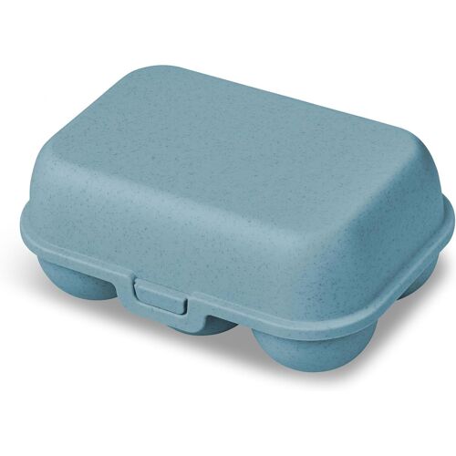 Kalanka-Eggs To Go Boîte À ?Ufs Pour | Boîte De Transport | Boîte De Rangement | Plastique Biocirculaire, Empilable, Passe Au Lave-Vaisselle | Cuisine, Maison, Camping (Nature Flower Blue, 6 ?Ufs)