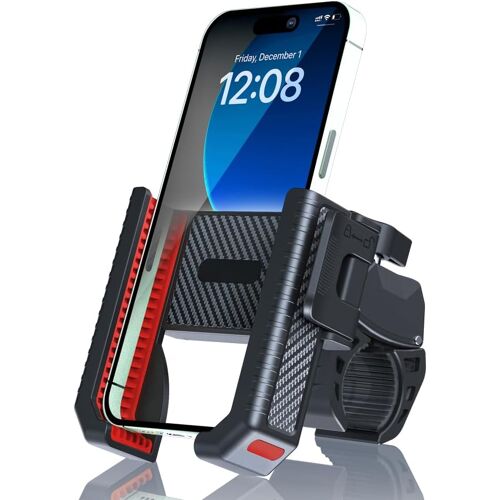 Kalanka-Support De Téléphone Pour Vélo, Pince De Téléphone Pour Guidon De Vélo, Support De Téléphone Pour Scooter Électrique Pour Iphone 16 Pro Max/Plus, 15 Pro Max, S10, S20 Et Autres Smartphones De