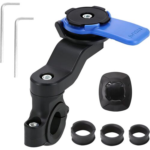 Kalanka-Support Universel Pour Guidon De Vélo Rotatif À 360 ° - Bleu - Support De Téléphone Portable Pour Smartphone De 4,7 À 7,2 Pouces - Support De Téléphone Portable Pour Vélo, Moto, Véhicule