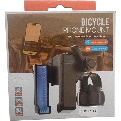 Kalanka-Support Téléphone Pour Moto, Scooter, Trotinette, Vélo Et Quad Universel, Rotation 360°, Compatible Avec Mountain Bike Et Road Bike, Fixation Guidon Ajustable, Stabilité Renforcée (Cro2)