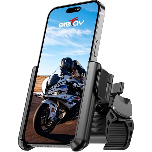 Kalanka-Support Téléphone Vélo Support Téléphone Moto [ Libération Rapide En 1s ] Support Telephone Trotinette Electrique, Support Telephone Scooter Pour Iphone 17/16/15/14/13 Pro Max Plus