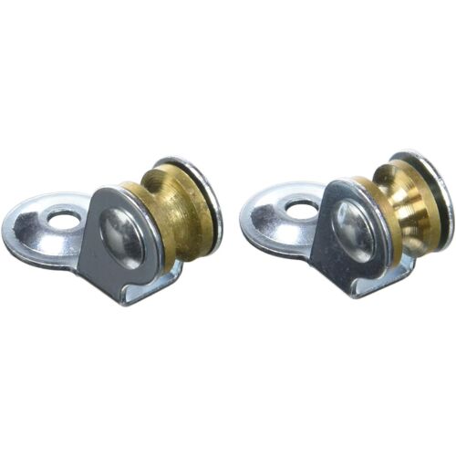 KALANKA-VPSL1 2 poulies sèche-linge - matière: Acier Zingué - Diamètre: 12 mm - pour corde de: 3 mm - couleur: Métal, Gris, Set de 2 pièces