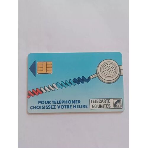 Carte Rare Ko7 Télécarte Carte Téléphone Cordon Bleus France Télécom Puce Noir 50 Unités Sc3 6 Numéros Petit Embouti Trou 0.7 Texte 2b Régie T 4 Lignes